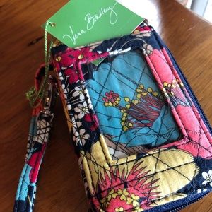 Vera Bradley “AlI in One” Wristlet in Happy Snails